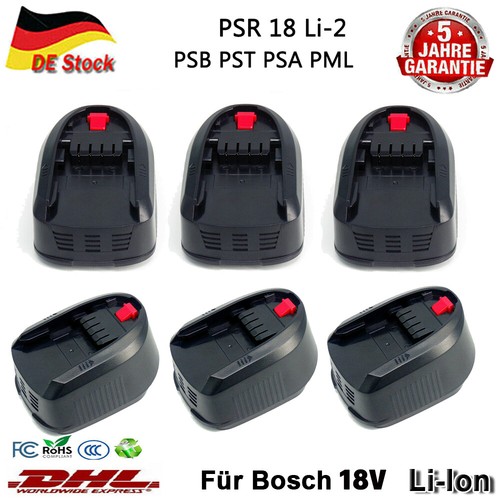 Batteria 18v for bosch psr - 18v,